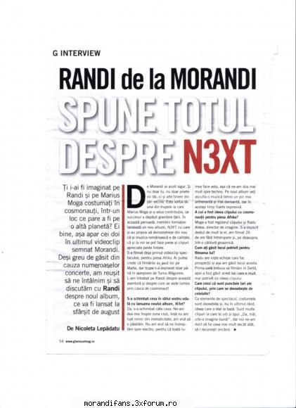 Magazine...Newspaper..etc! - articolul din Glamour :) - � Aparitii in Reviste �
